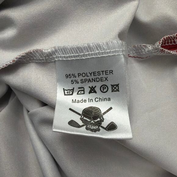 Tattoo Golf Polo Mens 2XL GTX Collection Red Skull Logo Performance - Picture 3 of 9